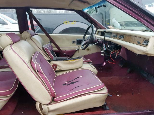 1G4HP14C1LH501909 - 1990 BUICK LESABRE RED photo 5