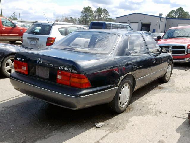 JT8UF22E6S0011848 - 1995 LEXUS LS 400 BLACK photo 4