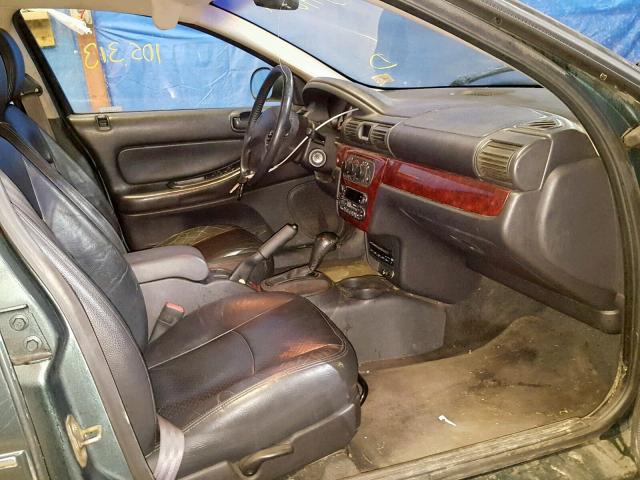 1B3EJ56U81N509026 - 2001 DODGE STRATUS ES GREEN photo 5