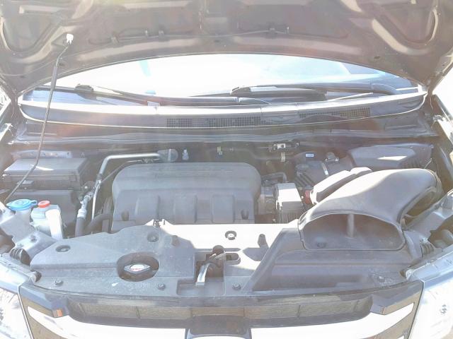 5FNRL5H24FB063159 - 2015 HONDA ODYSSEY LX GRAY photo 7