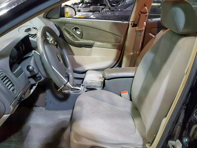 1G1ZS51886F208189 - 2006 CHEVROLET MALIBU LS BLACK photo 5
