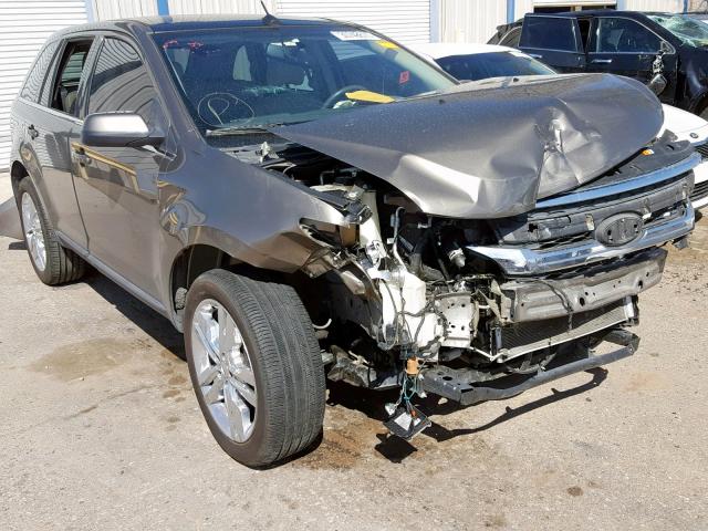 2FMDK3KCXCBA15737 - 2012 FORD EDGE LIMIT CHARCOAL photo 1