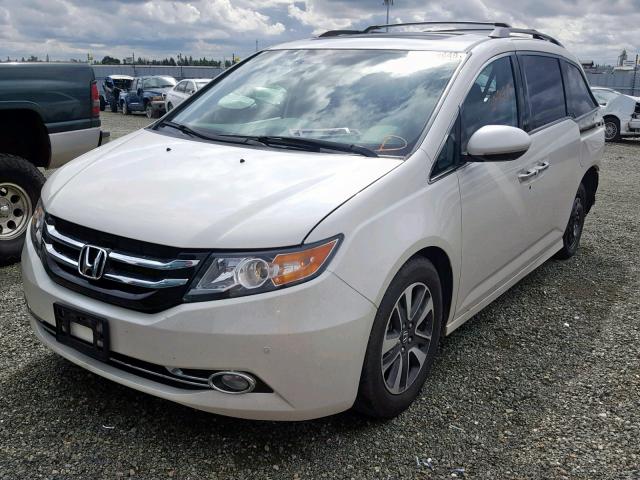 5FNRL5H94HB004144 - 2017 HONDA ODYSSEY TO WHITE photo 2