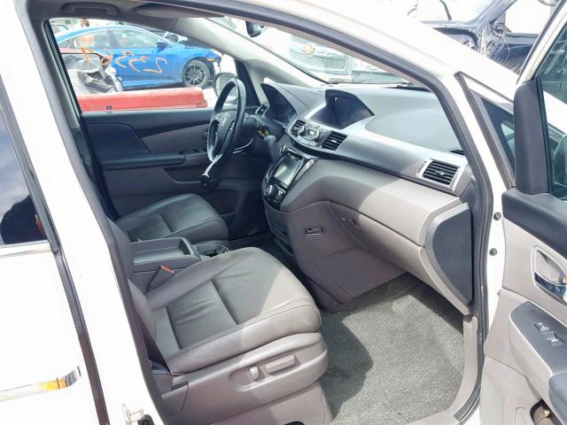 5FNRL5H94HB004144 - 2017 HONDA ODYSSEY TO WHITE photo 5