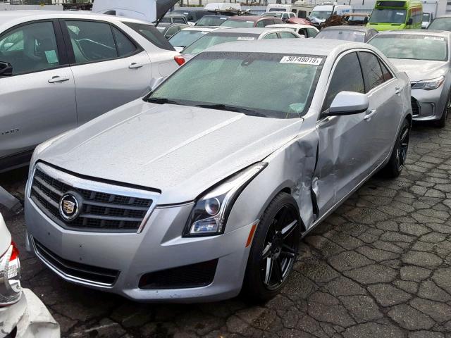 1G6AA5RA5D0127040 - 2013 CADILLAC ATS SILVER photo 2