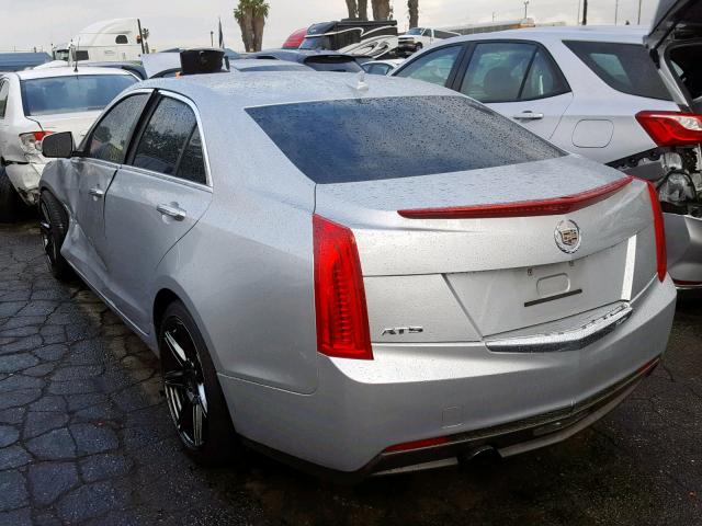 1G6AA5RA5D0127040 - 2013 CADILLAC ATS SILVER photo 3