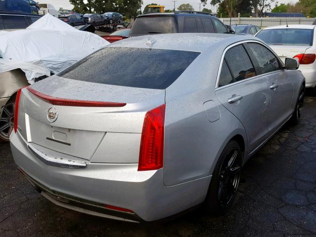 1G6AA5RA5D0127040 - 2013 CADILLAC ATS SILVER photo 4