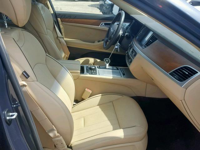 KMHGN4JE7JU217133 - 2018 GENESIS G80 BASE BLUE photo 5