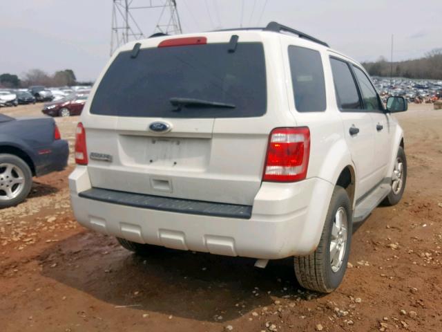 1FMCU0D7XAKC45883 - 2010 FORD ESCAPE XLT WHITE photo 4