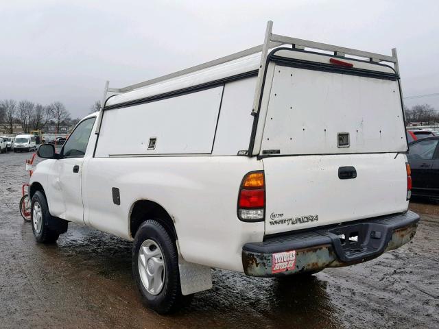 5TBJN32151S189958 - 2001 TOYOTA TUNDRA WHITE photo 3