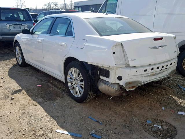 2C3CCARG2EH321412 - 2014 CHRYSLER 300 WHITE photo 3