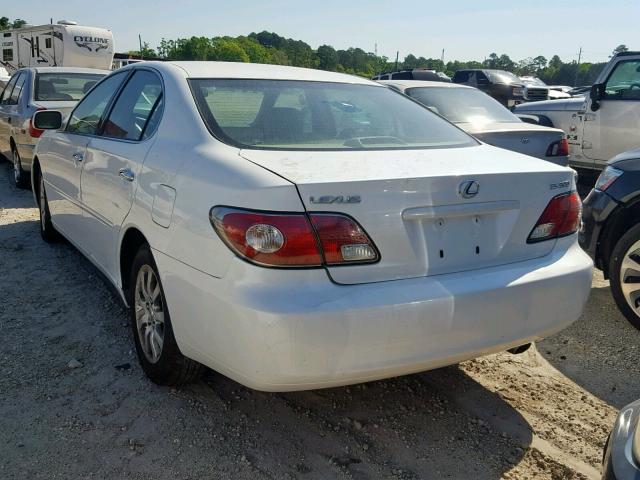 JTHBF30G120066709 - 2002 LEXUS ES 300 WHITE photo 3