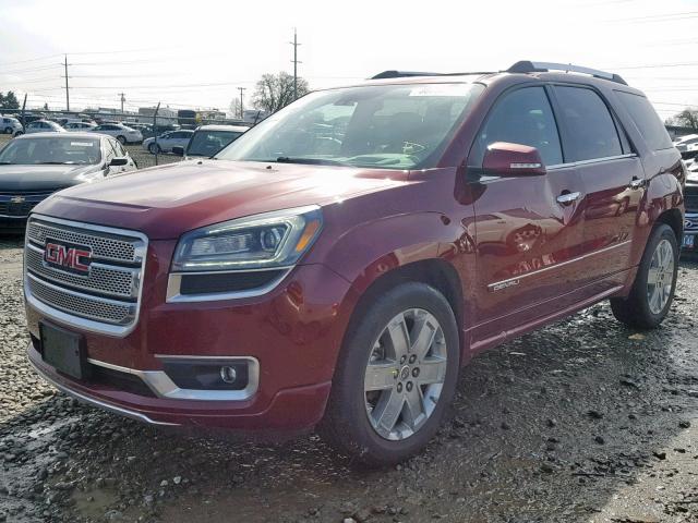 1GKKVTKD9FJ381236 - 2015 GMC ACADIA DEN RED photo 2