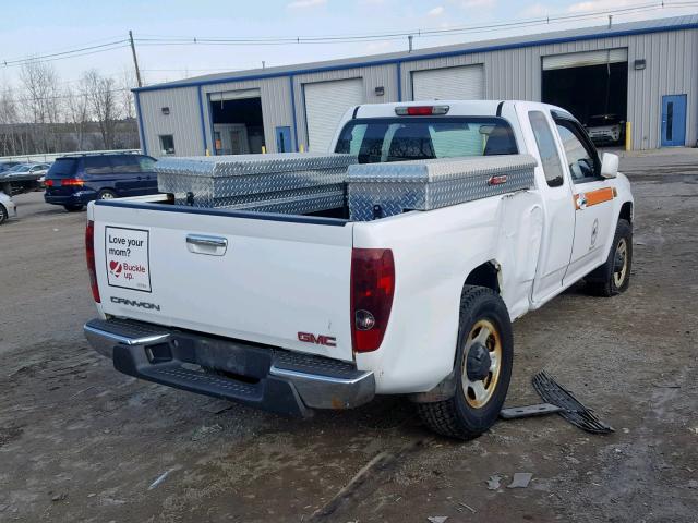 1GTJ6LF98C8112674 - 2012 GMC CANYON WHITE photo 4