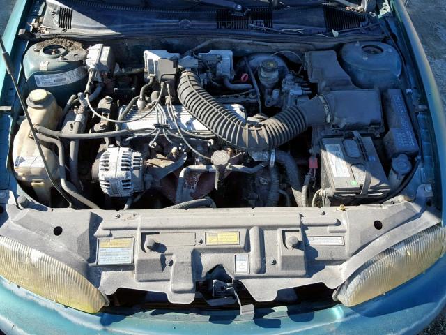 1G1JC1249V7132831 - 1997 CHEVROLET CAVALIER B GREEN photo 7