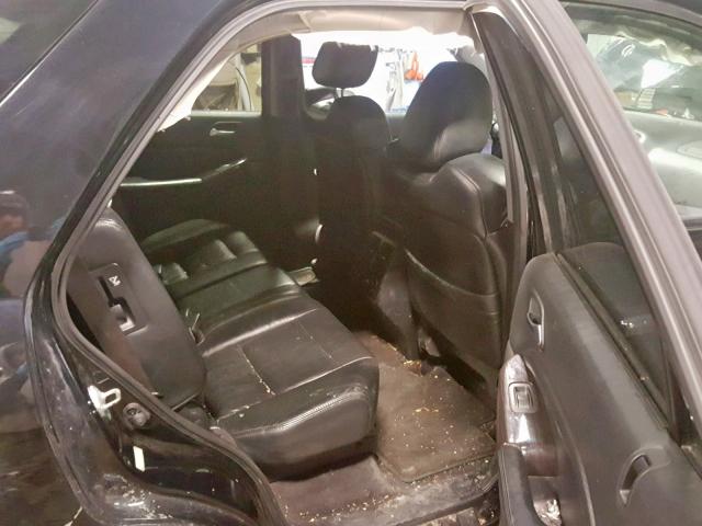 2HNYD18626H501539 - 2006 ACURA MDX TOURIN BLACK photo 6