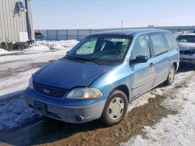 2FTZA54492BB12490 - 2002 FORD WINDSTAR BLUE photo 2