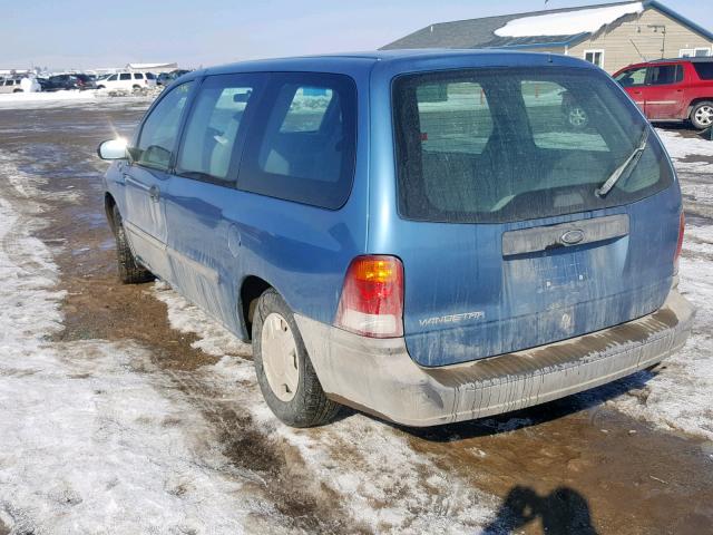 2FTZA54492BB12490 - 2002 FORD WINDSTAR BLUE photo 3