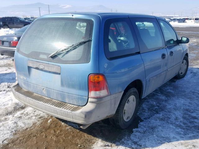 2FTZA54492BB12490 - 2002 FORD WINDSTAR BLUE photo 4