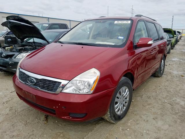 KNDMG4C76C6441548 - 2012 KIA SEDONA LX  photo 2