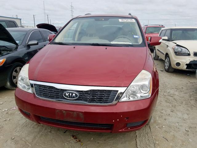 KNDMG4C76C6441548 - 2012 KIA SEDONA LX  photo 9