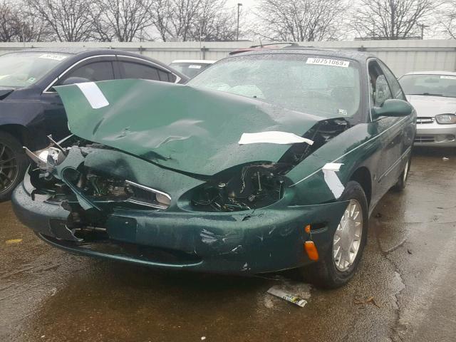 1MEFM53S5XG651570 - 1999 MERCURY SABLE LS GREEN photo 2