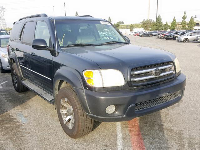 5TDBT48A72S126733 - 2002 TOYOTA SEQUOIA LI BLACK photo 1