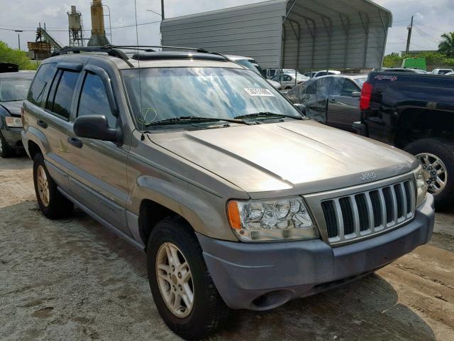 1J4GX48N94C406701 - 2004 JEEP GRAND CHER TAN photo 1