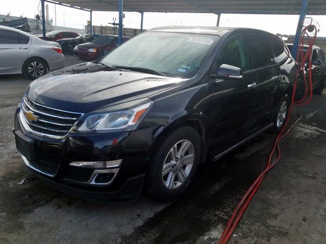 1GNKRGKD2EJ212432 - 2014 CHEVROLET TRAVERSE LT  photo 2