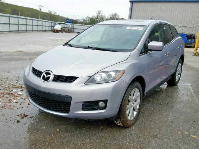 JM3ER29L170149295 - 2007 MAZDA CX-7 SILVER photo 2