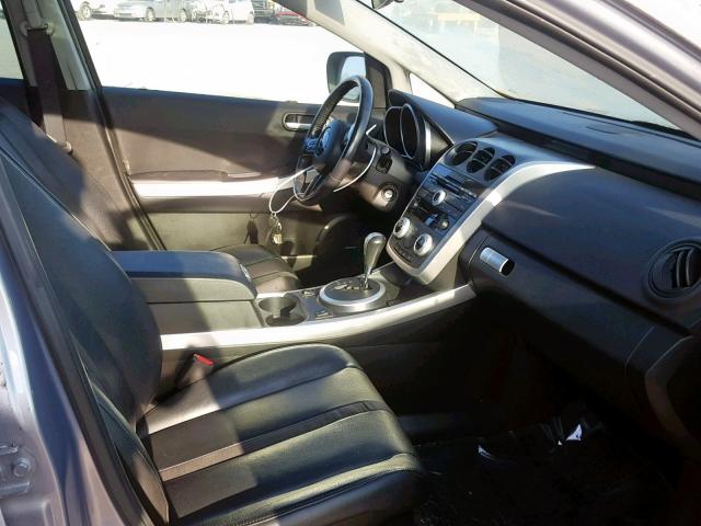 JM3ER29L170149295 - 2007 MAZDA CX-7 SILVER photo 5