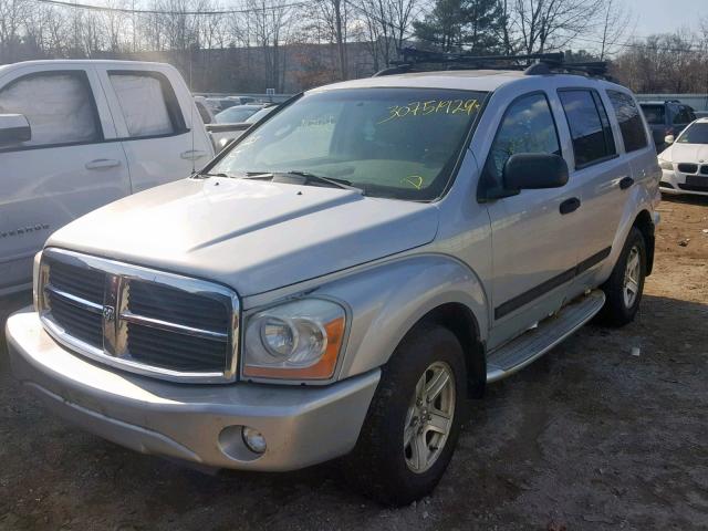 1D4HB58N84F224620 - 2004 DODGE DURANGO LI SILVER photo 2