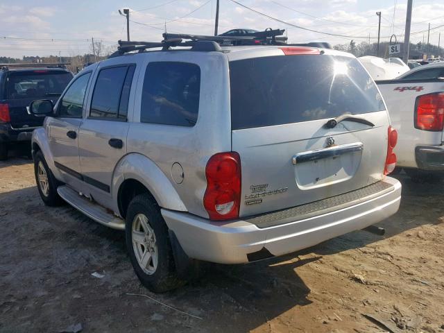 1D4HB58N84F224620 - 2004 DODGE DURANGO LI SILVER photo 3