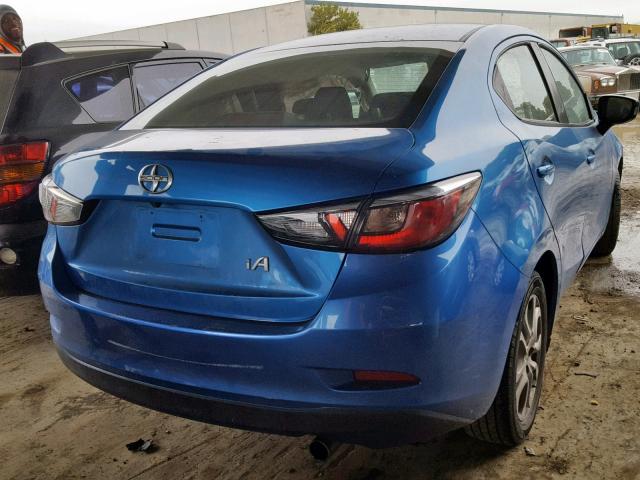 3MYDLBZV8GY103008 - 2016 TOYOTA SCION IA BLUE photo 4