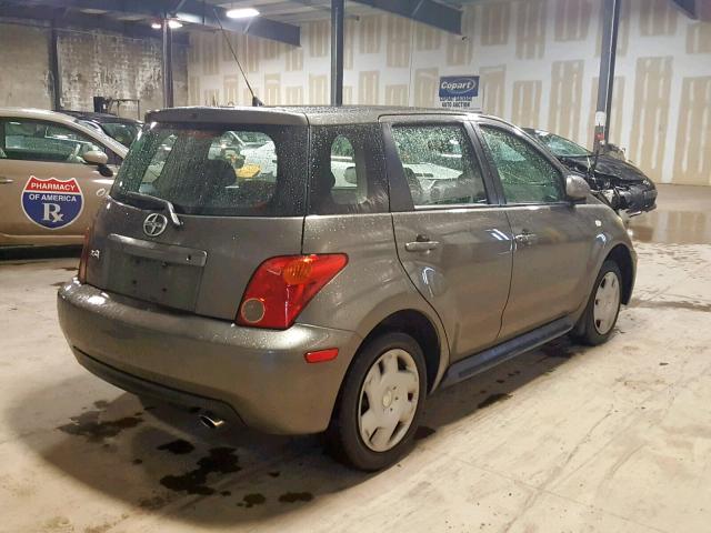 JTKKT624250101799 - 2005 TOYOTA SCION XA GRAY photo 4