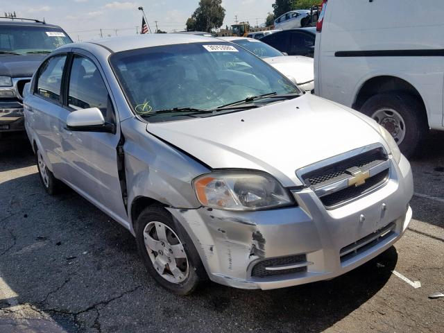 KL1TD5DEXBB194264 - 2011 CHEVROLET AVEO LS SILVER photo 1