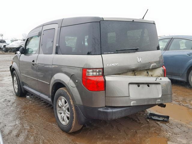 5J6YH28788L013026 - 2008 HONDA ELEMENT EX GRAY photo 3