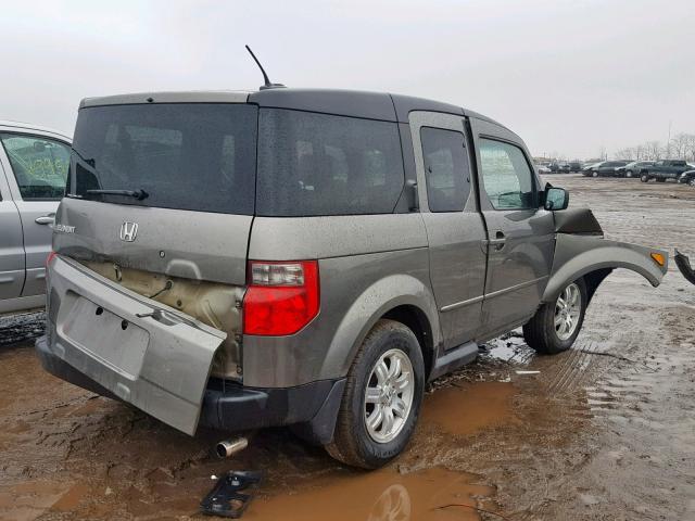 5J6YH28788L013026 - 2008 HONDA ELEMENT EX GRAY photo 4