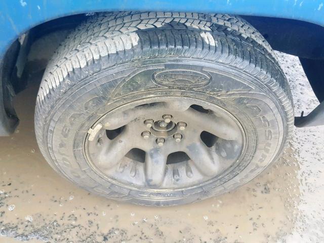 1B7GL22Y0XS283695 - 1999 DODGE DAKOTA BLUE photo 9