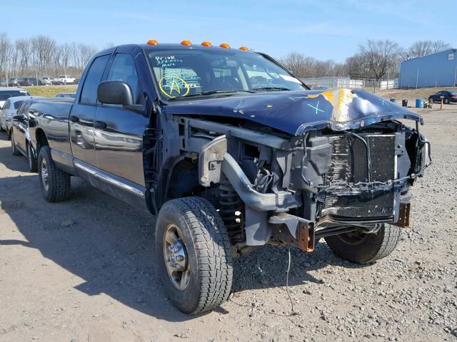 1D7KS28C96J142885 - 2006 DODGE RAM 2500 S BLUE photo 1