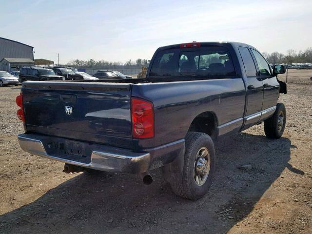 1D7KS28C96J142885 - 2006 DODGE RAM 2500 S BLUE photo 4