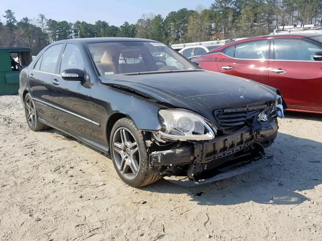 WDBNG75J56A482056 - 2006 MERCEDES-BENZ S 500 BLACK photo 1