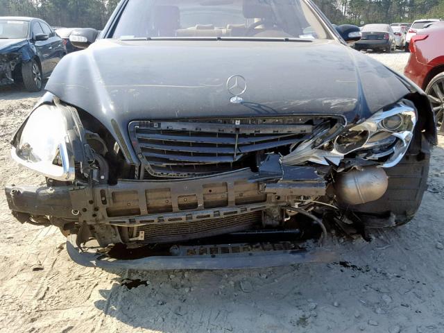 WDBNG75J56A482056 - 2006 MERCEDES-BENZ S 500 BLACK photo 9