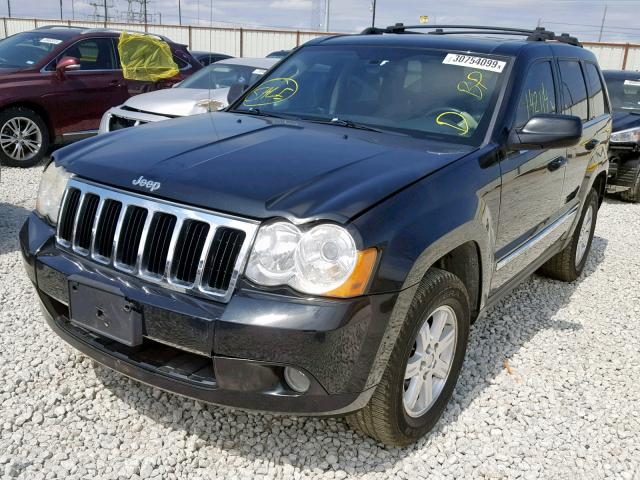 1J8HS58T59C507764 - 2009 JEEP GRAND CHER BLACK photo 2