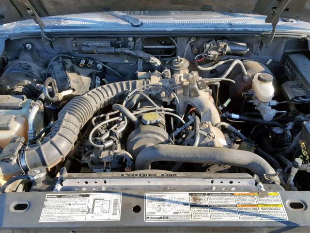 4F4YR12C2YTM24612 - 2000 MAZDA B2500 TWO TONE photo 7