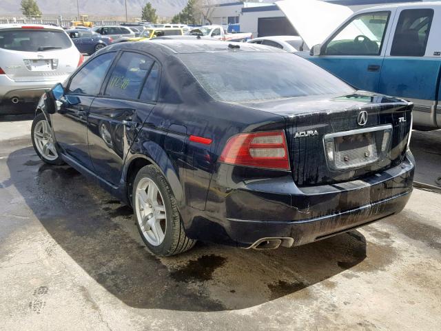 19UUA66247A047421 - 2007 ACURA TL BLACK photo 3