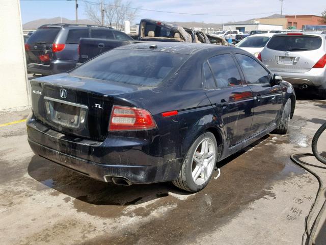 19UUA66247A047421 - 2007 ACURA TL BLACK photo 4