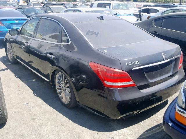 KMHGH4JH1EU087132 - 2014 HYUNDAI EQUUS SIGN BLACK photo 3