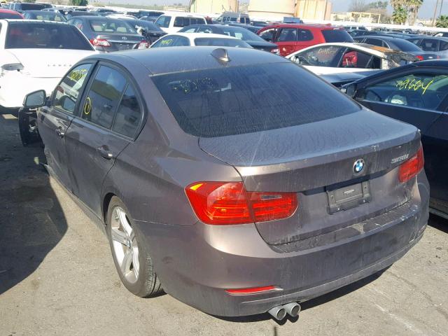 WBA3C1C55EK111508 - 2014 BMW 328 I SULE BROWN photo 3