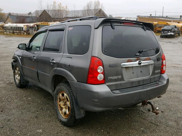 4F2YZ94136KM04908 - 2006 MAZDA TRIBUTE S GRAY photo 3